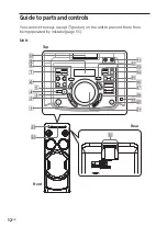 Preview for 12 page of Sony MHC-V50D Operating Instructions Manual