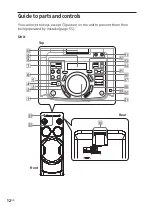 Предварительный просмотр 12 страницы Sony MHC-V50D Operating Instructions Manual