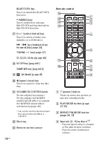 Preview for 14 page of Sony MHC-V50D Operating Instructions Manual