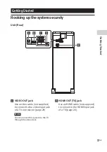 Preview for 17 page of Sony MHC-V50D Operating Instructions Manual