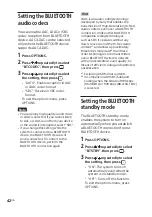 Preview for 42 page of Sony MHC-V50D Operating Instructions Manual