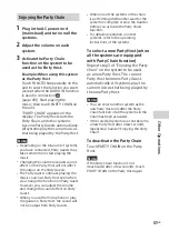 Preview for 51 page of Sony MHC-V50D Operating Instructions Manual