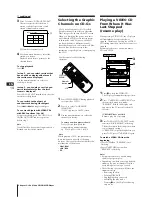 Preview for 14 page of Sony MHC-V700 Operating Instructions Manual