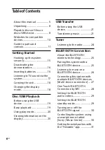 Preview for 6 page of Sony MHC-V71 Operating Instructions Manual