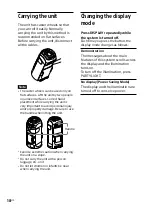 Предварительный просмотр 18 страницы Sony MHC-V71 Operating Instructions Manual