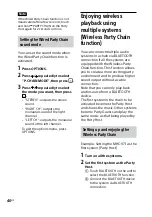 Preview for 40 page of Sony MHC-V71 Operating Instructions Manual