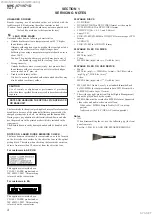 Preview for 4 page of Sony MHC-V71 Service Manual