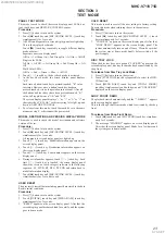 Предварительный просмотр 23 страницы Sony MHC-V71 Service Manual