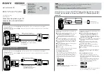 Preview for 1 page of Sony MHC-V71D Operating Instructions