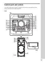 Preview for 11 page of Sony MHC-V77W Operating Instructions Manual