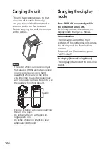 Preview for 20 page of Sony MHC-V77W Operating Instructions Manual