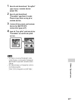 Preview for 41 page of Sony MHC-V77W Operating Instructions Manual