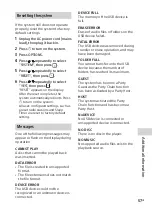 Preview for 57 page of Sony MHC-V77W Operating Instructions Manual