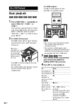 Предварительный просмотр 18 страницы Sony MHC-V7D Operating Instructions Manual