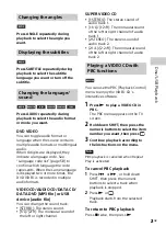 Preview for 21 page of Sony MHC-V7D Operating Instructions Manual