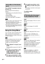 Preview for 26 page of Sony MHC-V7D Operating Instructions Manual