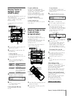 Preview for 15 page of Sony MHC-V800 Operating Instructions Manual