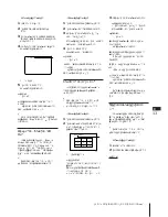 Предварительный просмотр 129 страницы Sony MHC-V800 Operating Instructions Manual