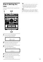 Предварительный просмотр 7 страницы Sony MHC-V808 Operating Instructions Manual