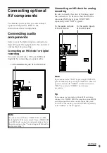 Preview for 9 page of Sony MHC-V808 Operating Instructions Manual