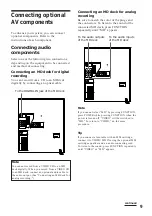 Предварительный просмотр 9 страницы Sony MHC-V808 Operating Instructions Manual