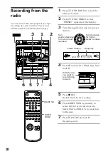 Предварительный просмотр 20 страницы Sony MHC-V808 Operating Instructions Manual