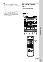 Предварительный просмотр 23 страницы Sony MHC-V808 Operating Instructions Manual