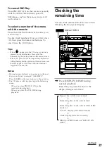 Preview for 27 page of Sony MHC-V808 Operating Instructions Manual