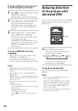 Предварительный просмотр 36 страницы Sony MHC-V808 Operating Instructions Manual