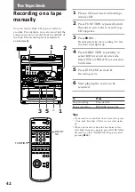 Предварительный просмотр 42 страницы Sony MHC-V808 Operating Instructions Manual