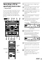 Предварительный просмотр 43 страницы Sony MHC-V808 Operating Instructions Manual