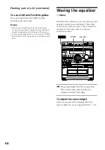 Предварительный просмотр 46 страницы Sony MHC-V808 Operating Instructions Manual