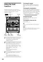 Предварительный просмотр 48 страницы Sony MHC-V808 Operating Instructions Manual