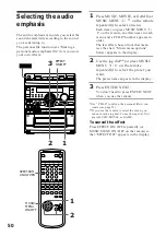 Preview for 50 page of Sony MHC-V808 Operating Instructions Manual