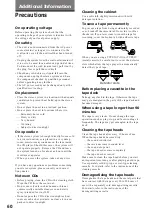 Preview for 60 page of Sony MHC-V808 Operating Instructions Manual