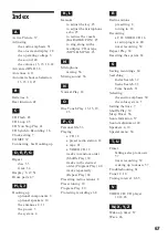 Preview for 67 page of Sony MHC-V808 Operating Instructions Manual