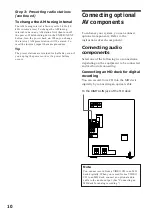 Preview for 10 page of Sony MHC-V818 Operating Instructions Manual
