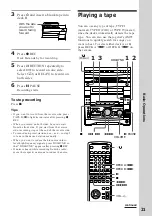 Предварительный просмотр 21 страницы Sony MHC-V818 Operating Instructions Manual