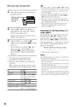 Preview for 22 page of Sony MHC-V818 Operating Instructions Manual