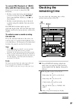 Preview for 27 page of Sony MHC-V818 Operating Instructions Manual