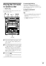 Preview for 37 page of Sony MHC-V818 Operating Instructions Manual