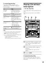 Предварительный просмотр 39 страницы Sony MHC-V818 Operating Instructions Manual