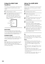 Preview for 46 page of Sony MHC-V818 Operating Instructions Manual