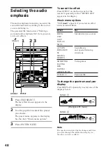 Предварительный просмотр 48 страницы Sony MHC-V818 Operating Instructions Manual