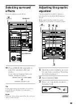 Preview for 49 page of Sony MHC-V818 Operating Instructions Manual