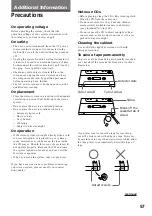 Preview for 57 page of Sony MHC-V818 Operating Instructions Manual