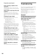 Preview for 58 page of Sony MHC-V818 Operating Instructions Manual