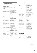 Preview for 61 page of Sony MHC-V818 Operating Instructions Manual