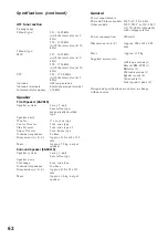 Preview for 62 page of Sony MHC-V818 Operating Instructions Manual