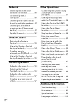 Preview for 8 page of Sony MHC-V90DW Operating Instructions Manual